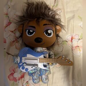 Sing 2 Riff-Rock Ash Plush Toy Rockin’ Interactive Toy Works Tested